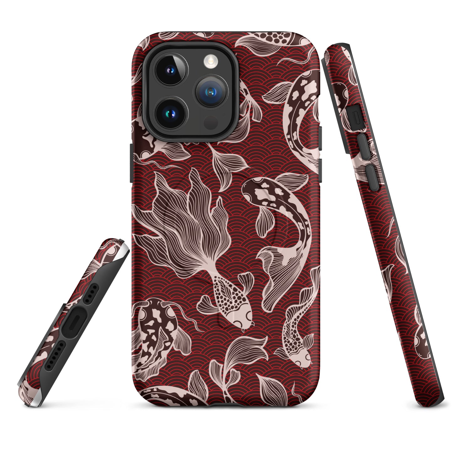 Red Koi MagSafe® Tough Case for iPhone 14-16-Bits of Aloha