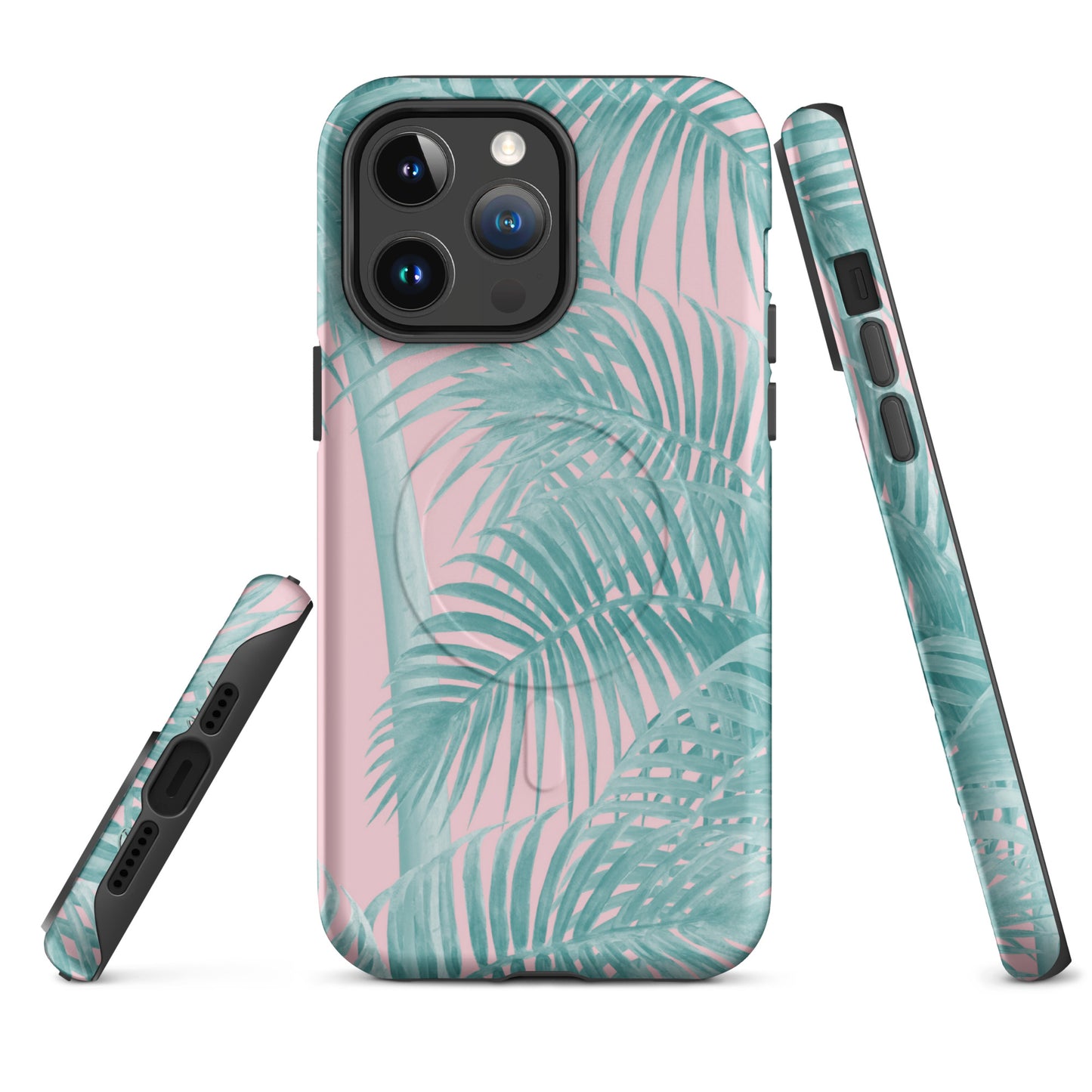 Pink Palms MagSafe® Tough Case for iPhone 14-16-Bits of Aloha
