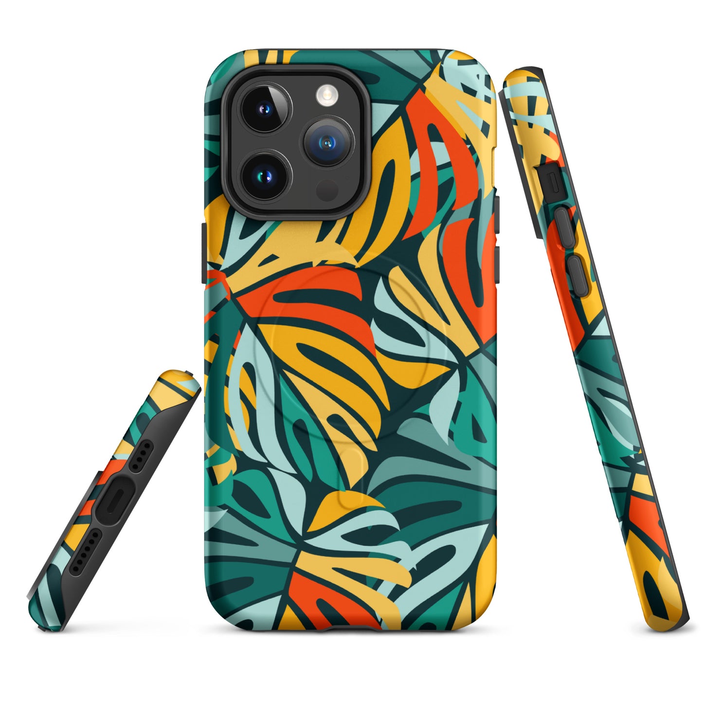 Monstera Madness MagSafe® Tough Case for iPhone 14-16-Bits of Aloha