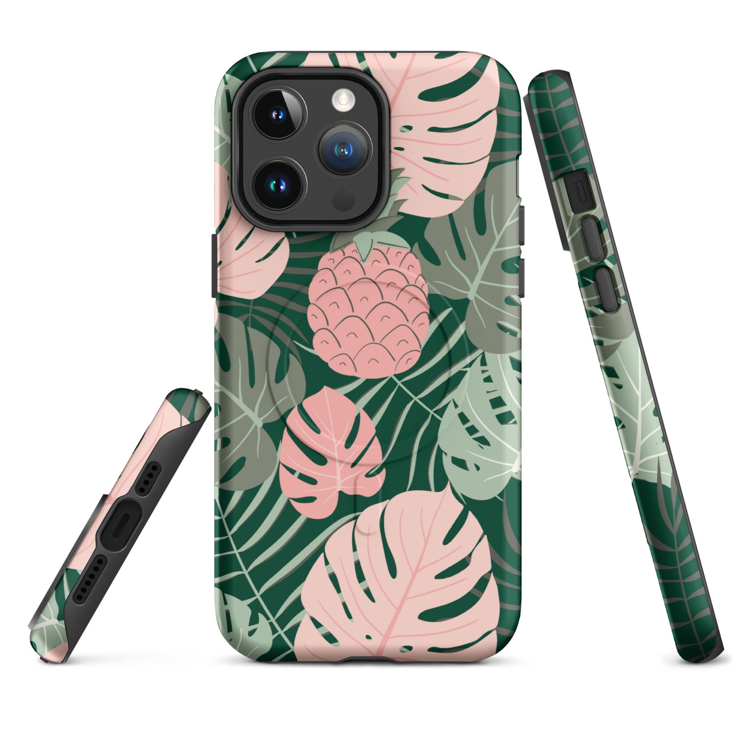 Tropical Foliage MagSafe® Tough Case for iPhone 14-16-Phone Case-Bits of Aloha