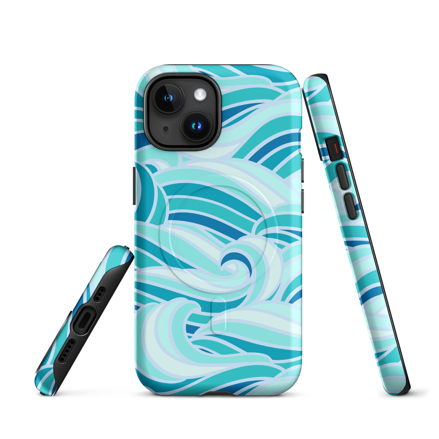 Aqua Oceans MagSafe® Tough Case for iPhone 14-16-Bits of Aloha