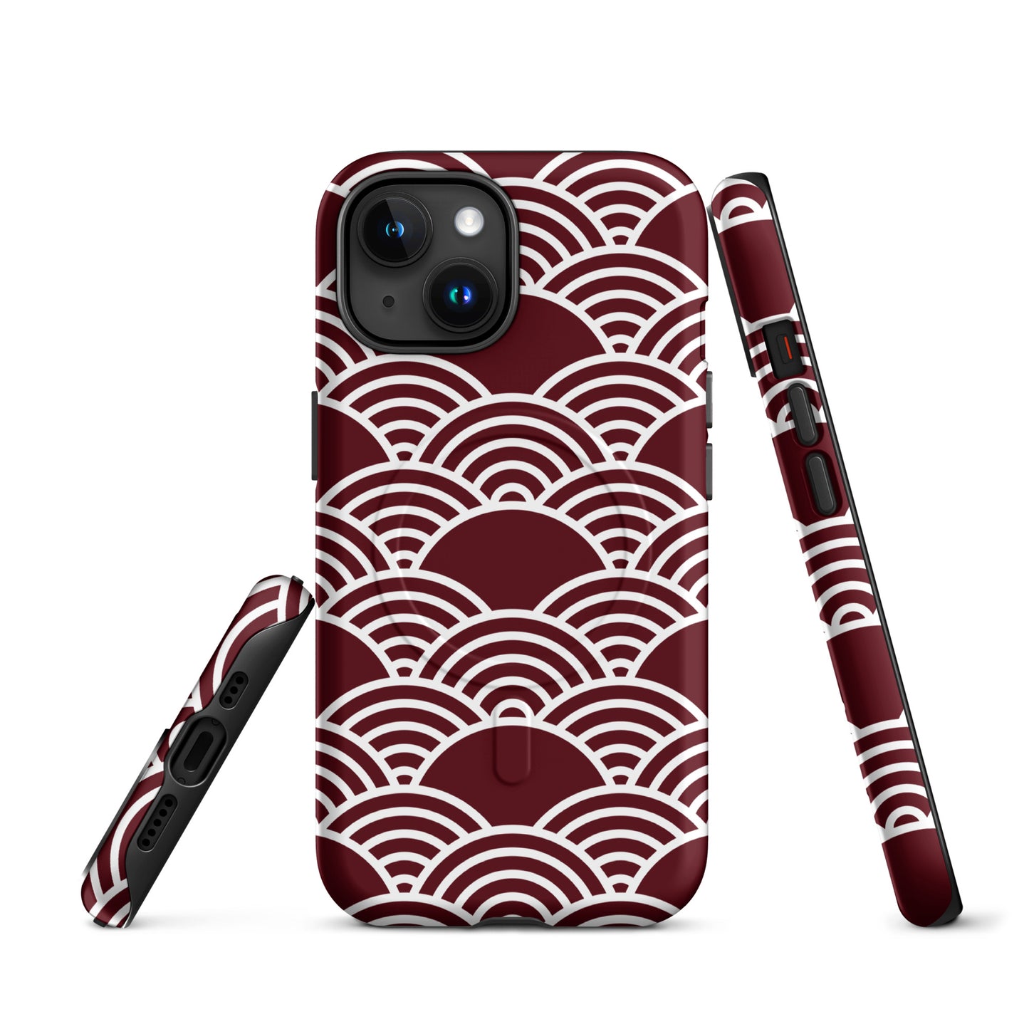 Maroon Pacific MagSafe® Tough Case for iPhone 14-16-Bits of Aloha