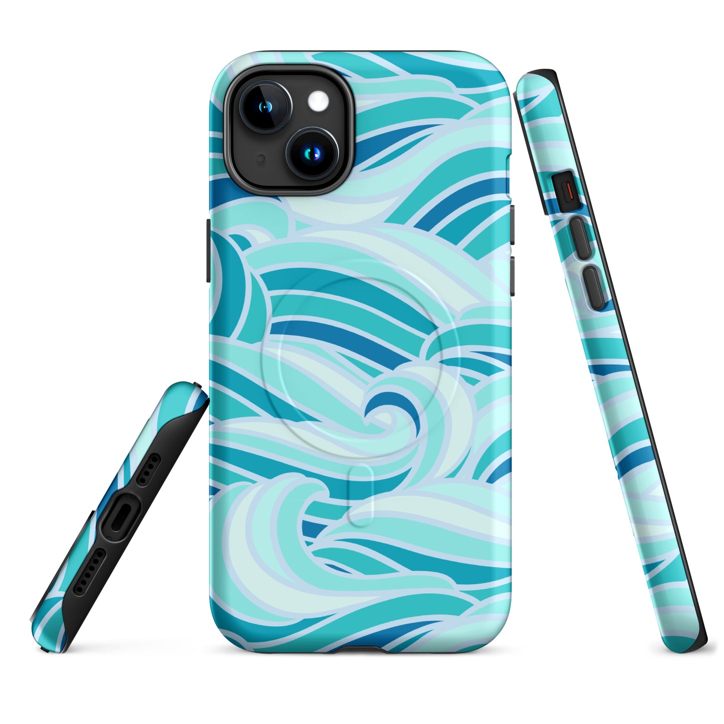 Aqua Oceans MagSafe® Tough Case for iPhone 14-16-Bits of Aloha