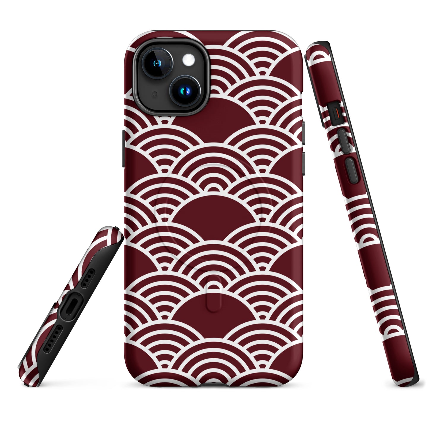 Maroon Pacific MagSafe® Tough Case for iPhone 14-16-Bits of Aloha