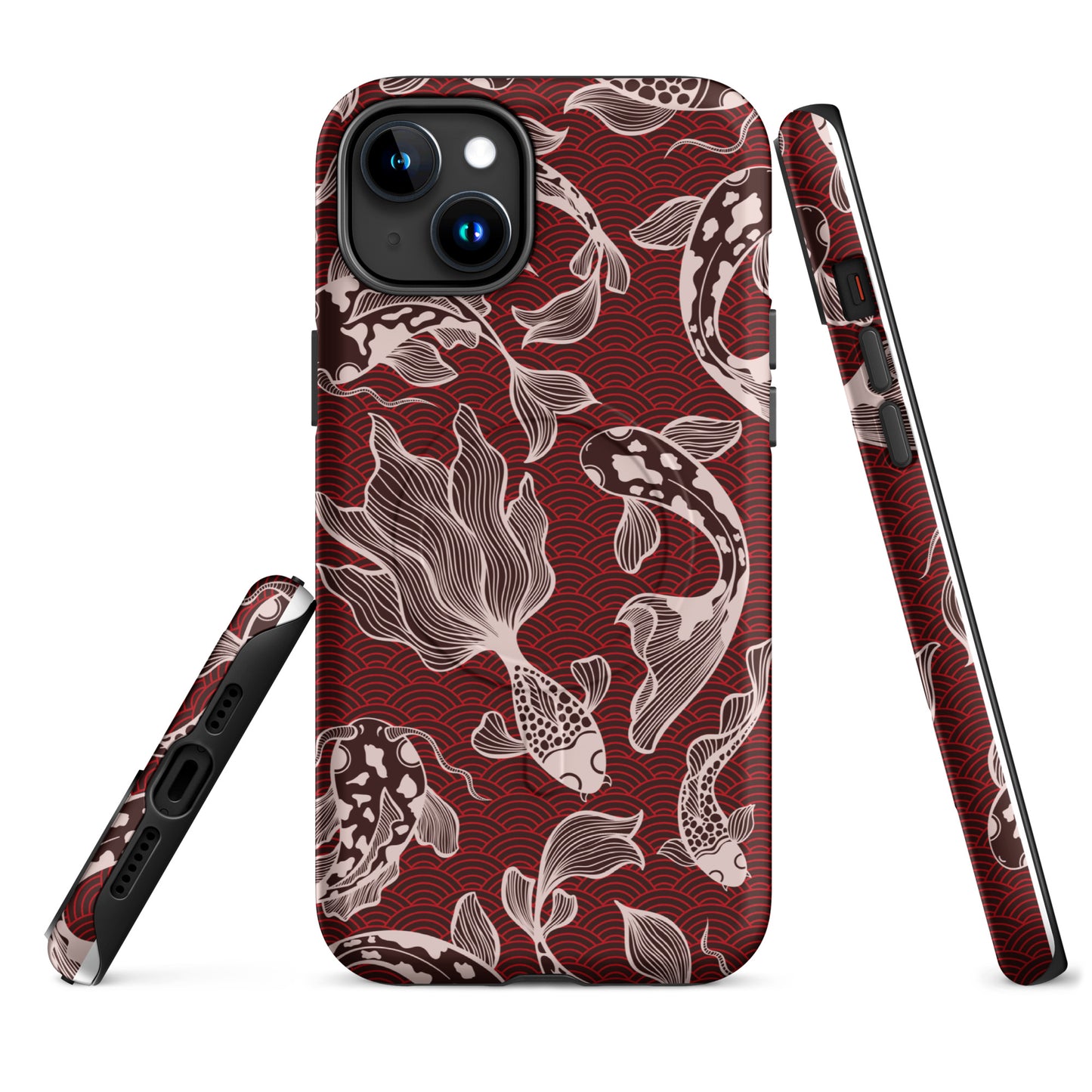 Red Koi MagSafe® Tough Case for iPhone 14-16-Bits of Aloha