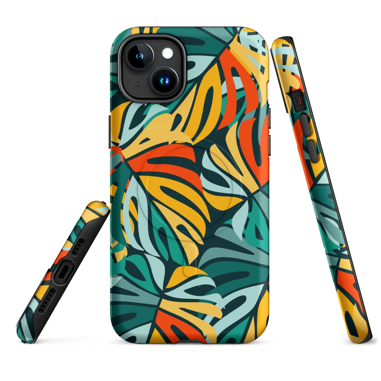 Monstera Madness MagSafe® Tough Case for iPhone 14-16-Bits of Aloha