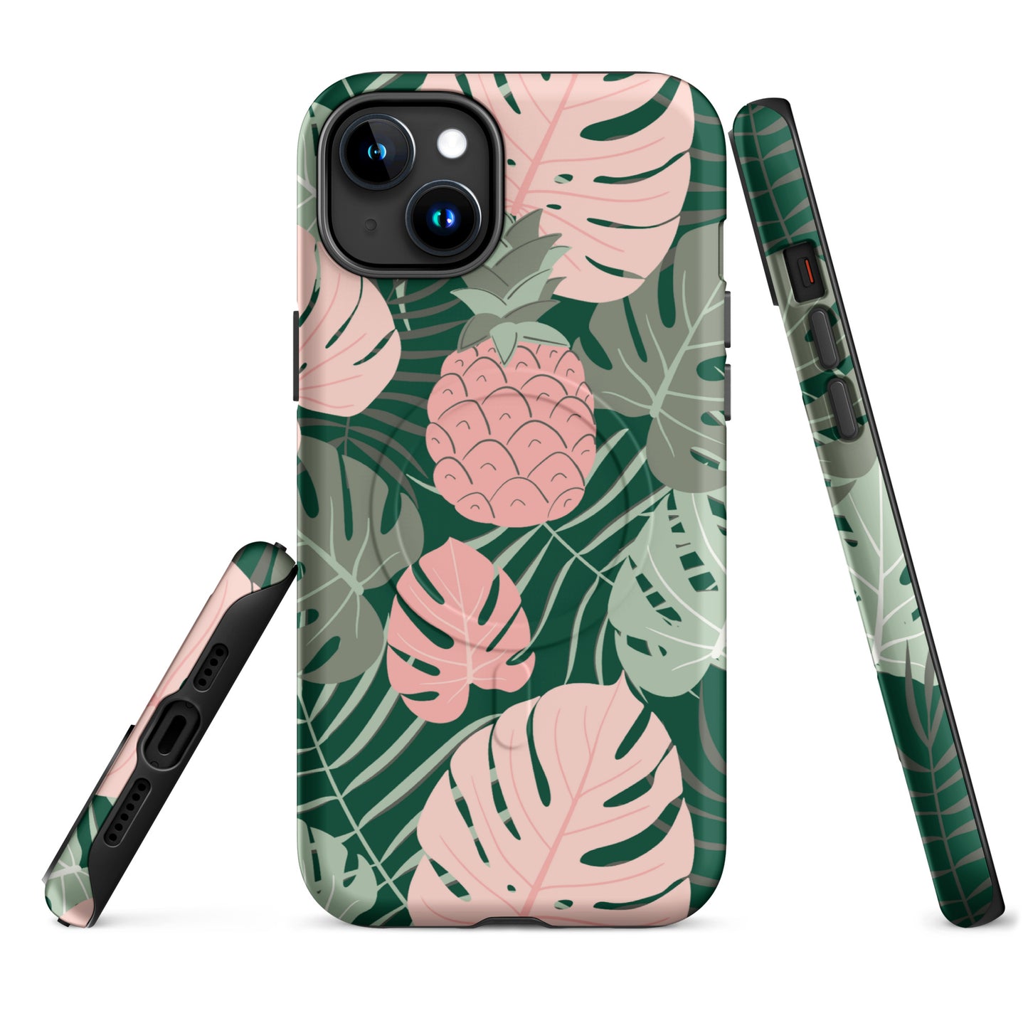 Tropical Foliage MagSafe® Tough Case for iPhone 14-16-Phone Case-Bits of Aloha