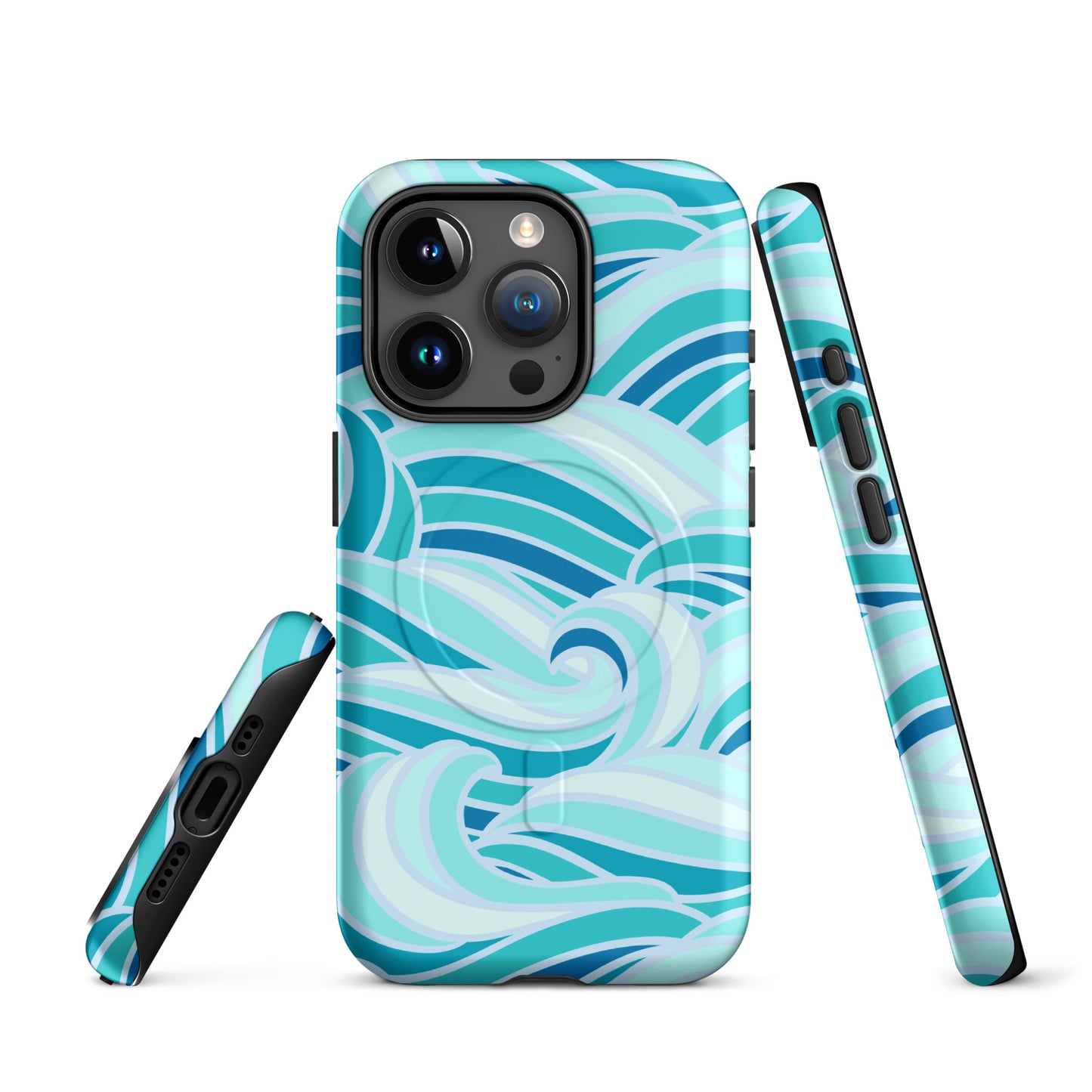 Aqua Oceans MagSafe® Tough Case for iPhone 14-16-Bits of Aloha