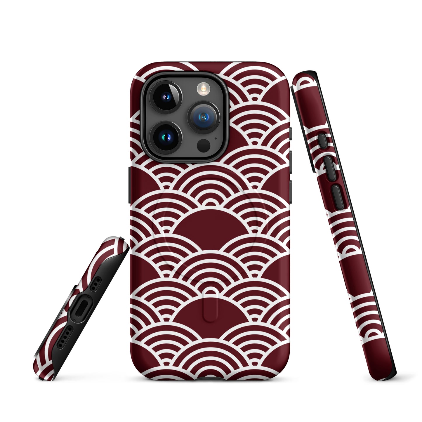 Maroon Pacific MagSafe® Tough Case for iPhone 14-16-Bits of Aloha