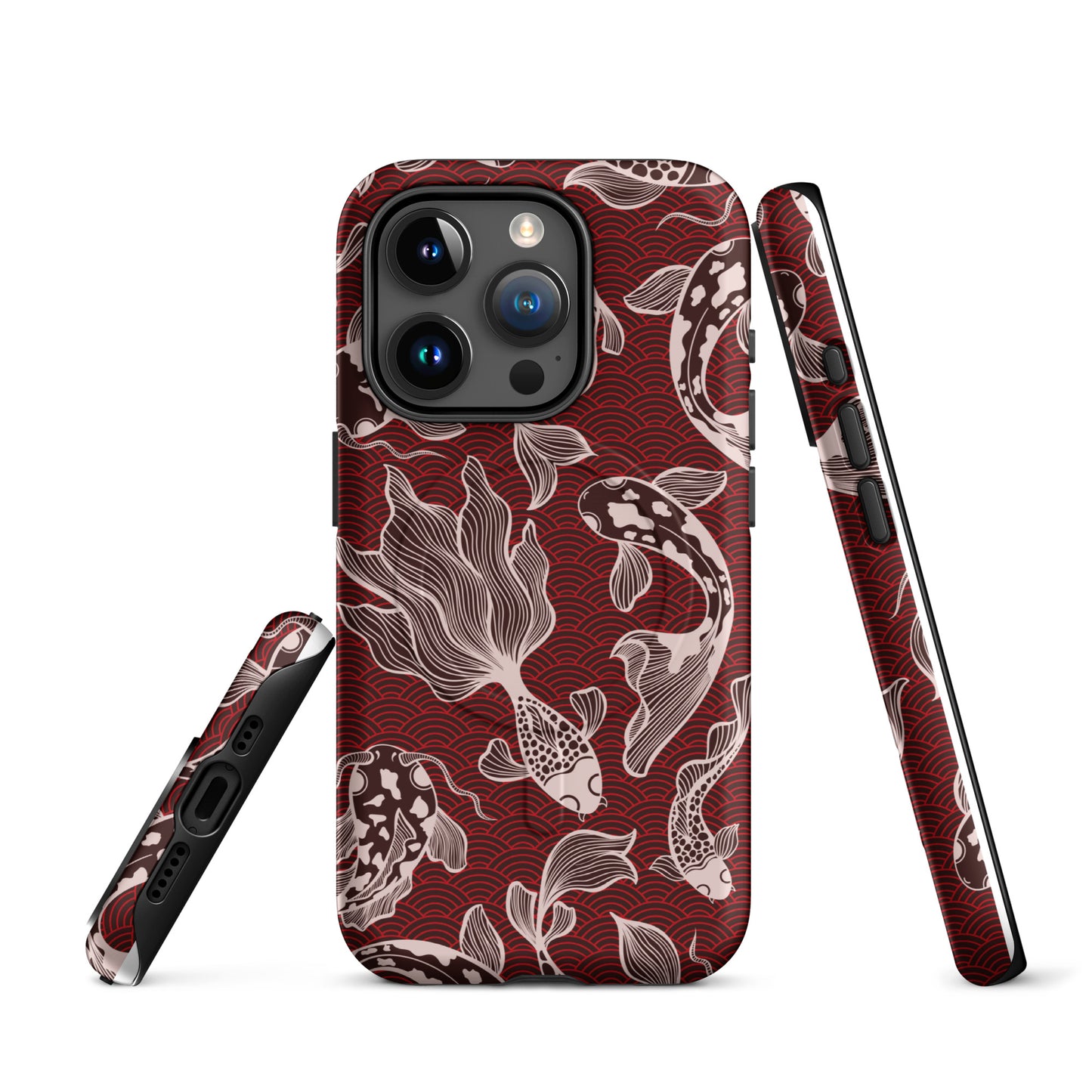 Red Koi MagSafe® Tough Case for iPhone 14-16-Bits of Aloha