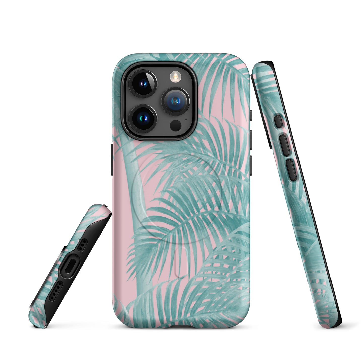 Pink Palms MagSafe® Tough Case for iPhone 14-16-Bits of Aloha
