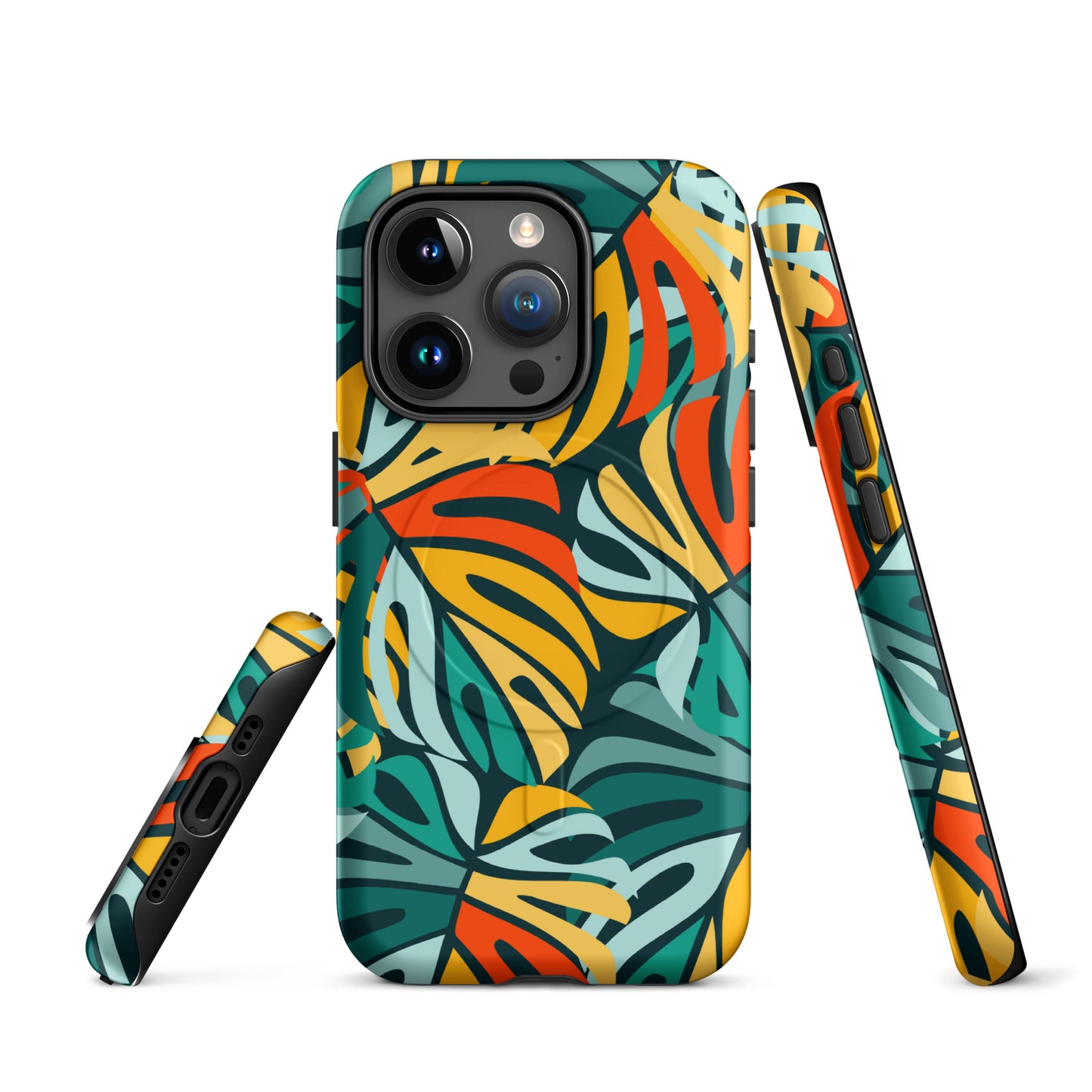 Monstera Madness MagSafe® Tough Case for iPhone 14-16-Bits of Aloha
