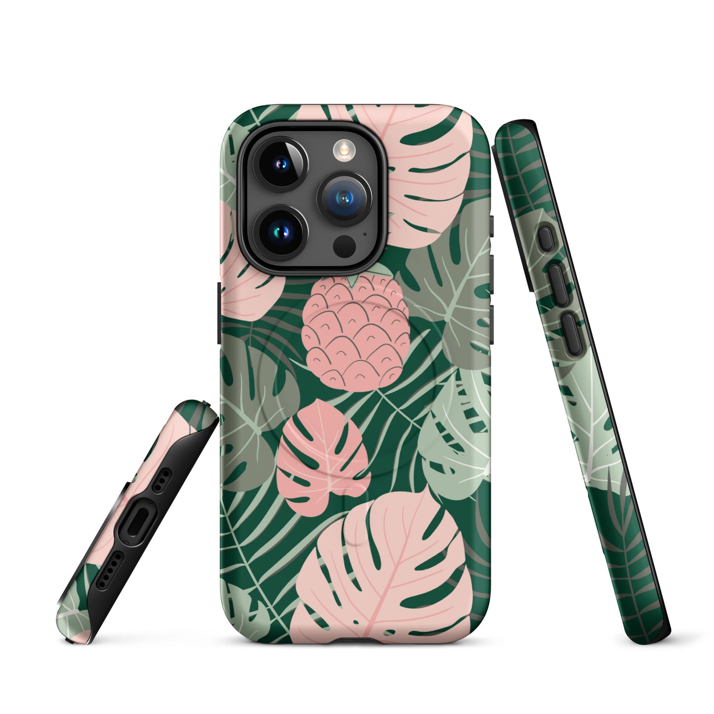 Tropical Foliage MagSafe® Tough Case for iPhone 14-16-Phone Case-Bits of Aloha