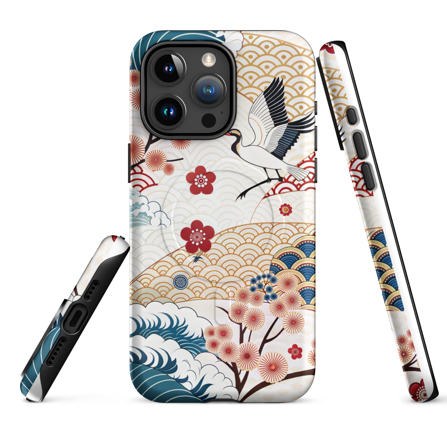 Japan Cranescape MagSafe® Tough Case for iPhone 14-16-Bits of Aloha