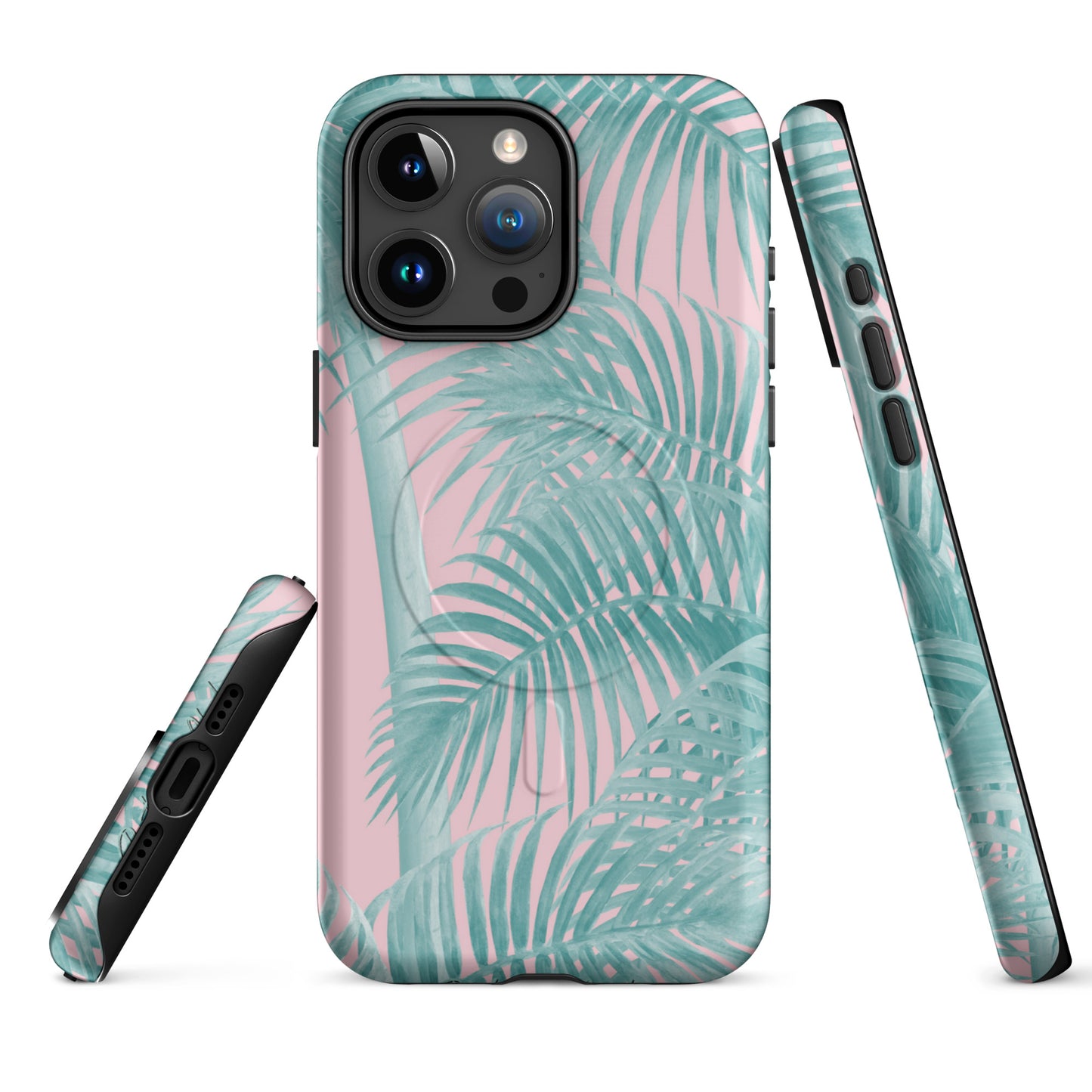 Pink Palms MagSafe® Tough Case for iPhone 14-16-Bits of Aloha