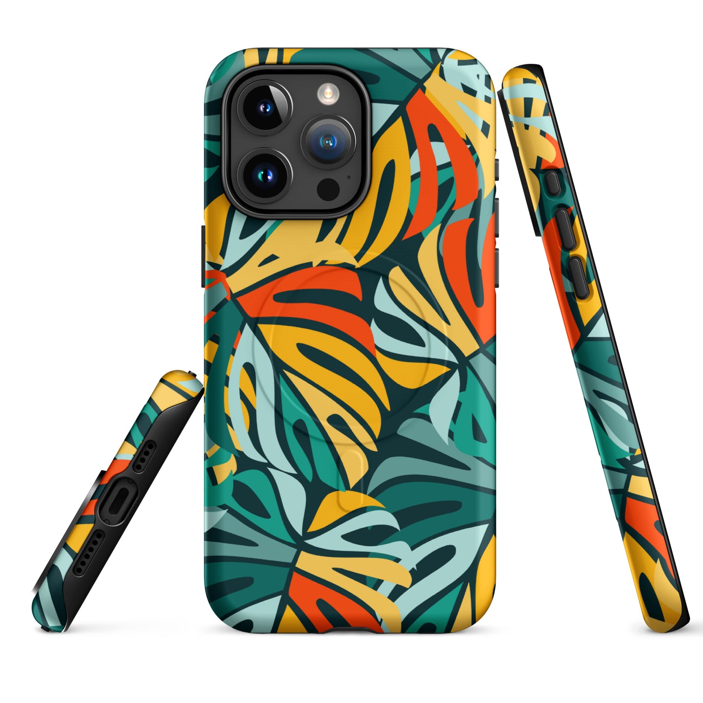 Monstera Madness MagSafe® Tough Case for iPhone 14-16-Bits of Aloha