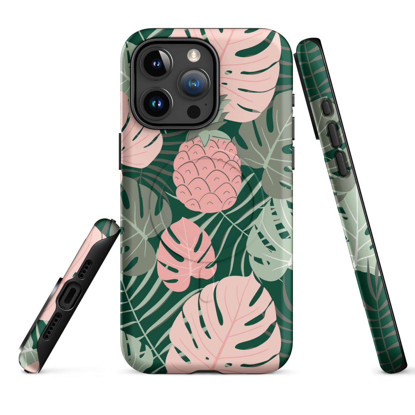 Tropical Foliage MagSafe® Tough Case for iPhone 14-16-Phone Case-Bits of Aloha