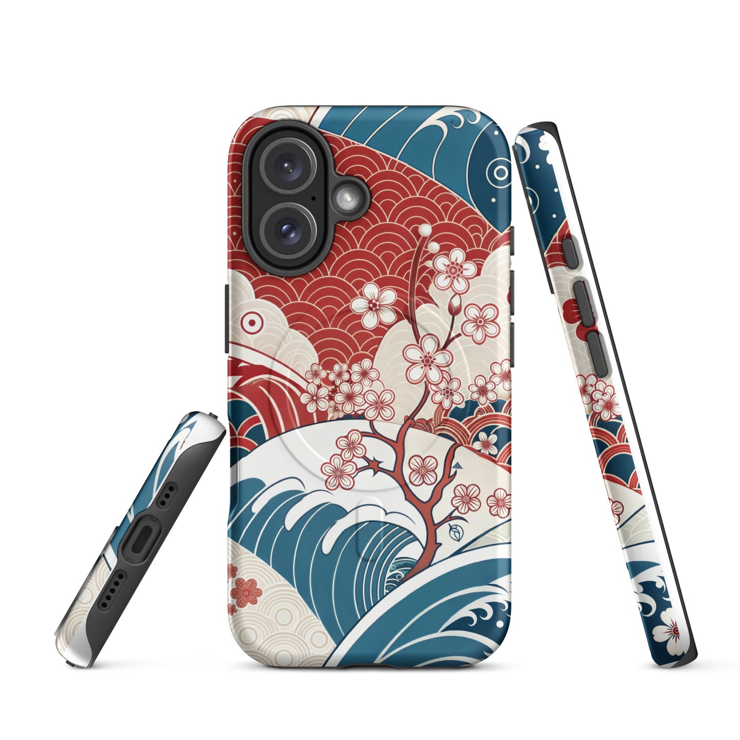 Japanscape MagSafe® tough case for iPhone® 14-16-Bits of Aloha