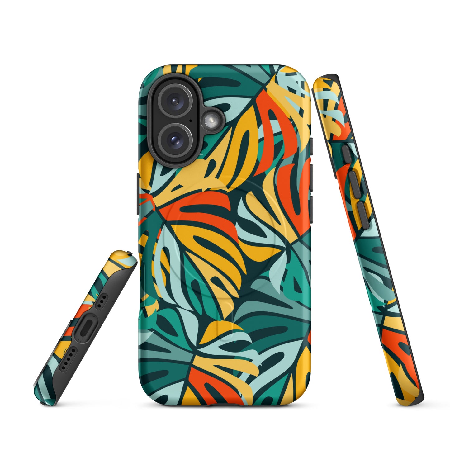 Monstera Madness MagSafe® Tough Case for iPhone 14-16-Bits of Aloha