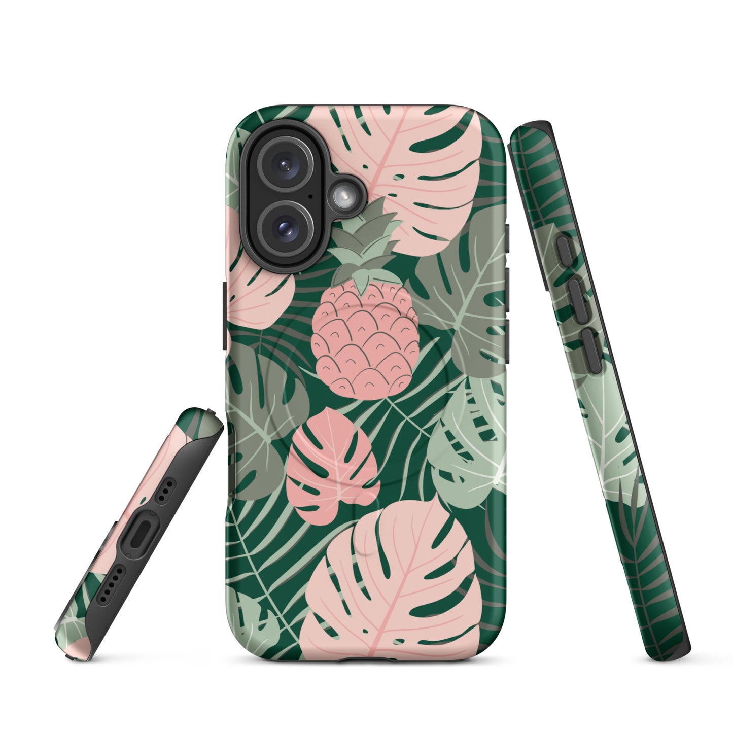 Tropical Foliage MagSafe® Tough Case for iPhone 14-16-Phone Case-Bits of Aloha