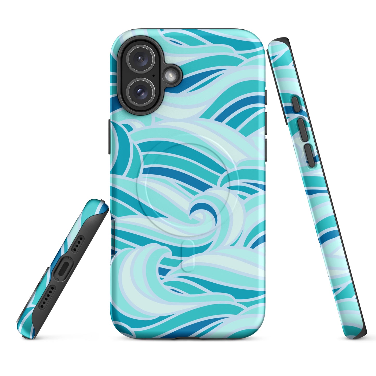 Aqua Oceans MagSafe® Tough Case for iPhone 14-16-Bits of Aloha
