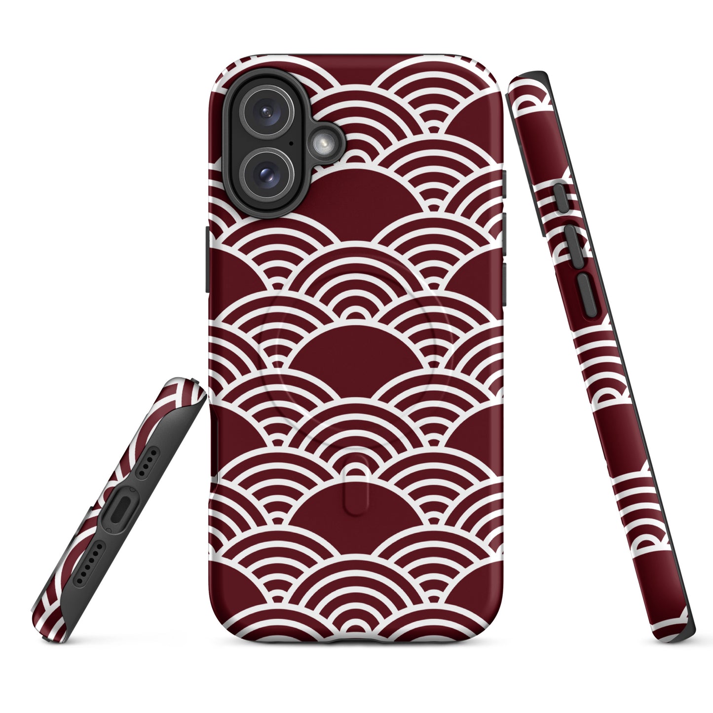 Maroon Pacific MagSafe® Tough Case for iPhone 14-16-Bits of Aloha