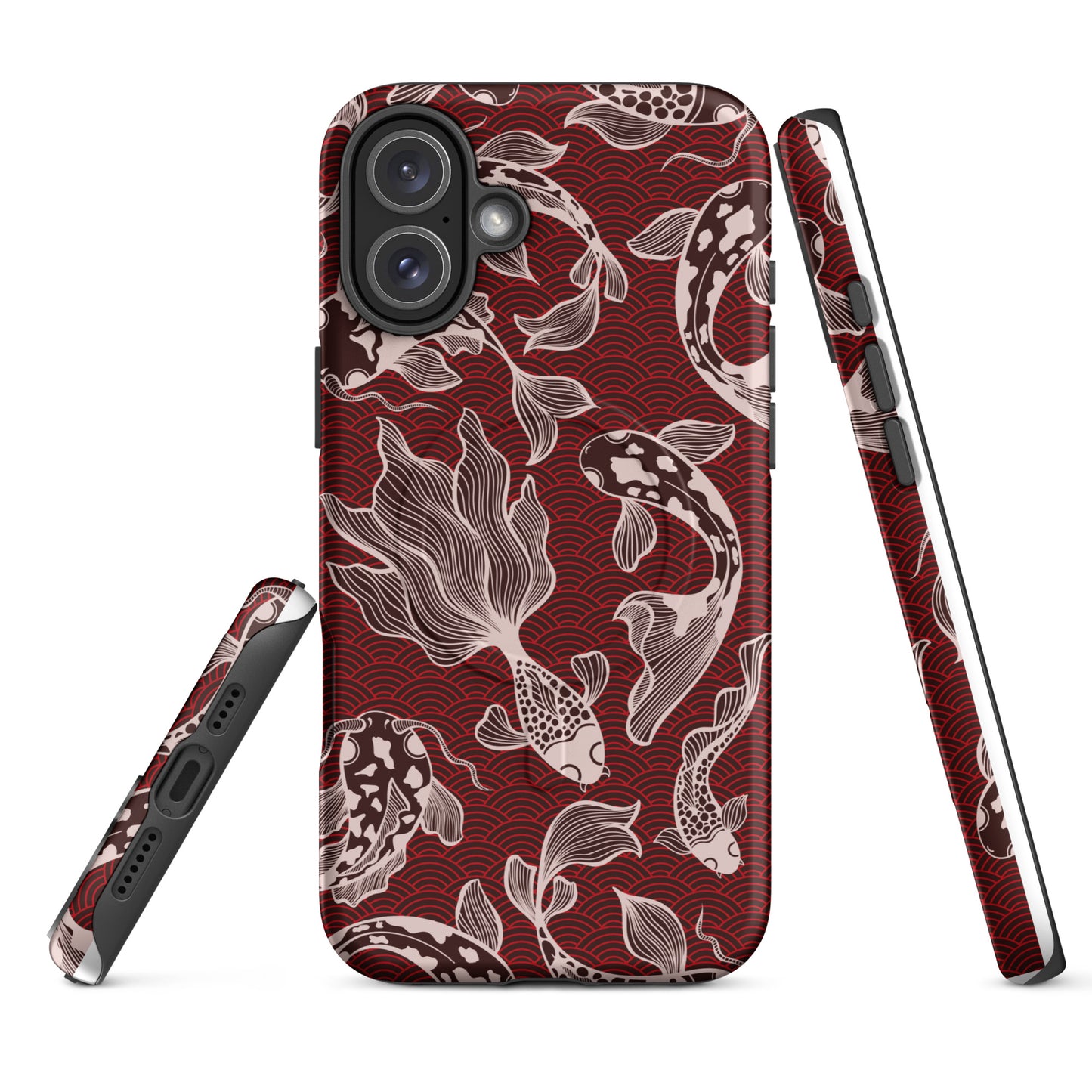 Red Koi MagSafe® Tough Case for iPhone 14-16-Bits of Aloha