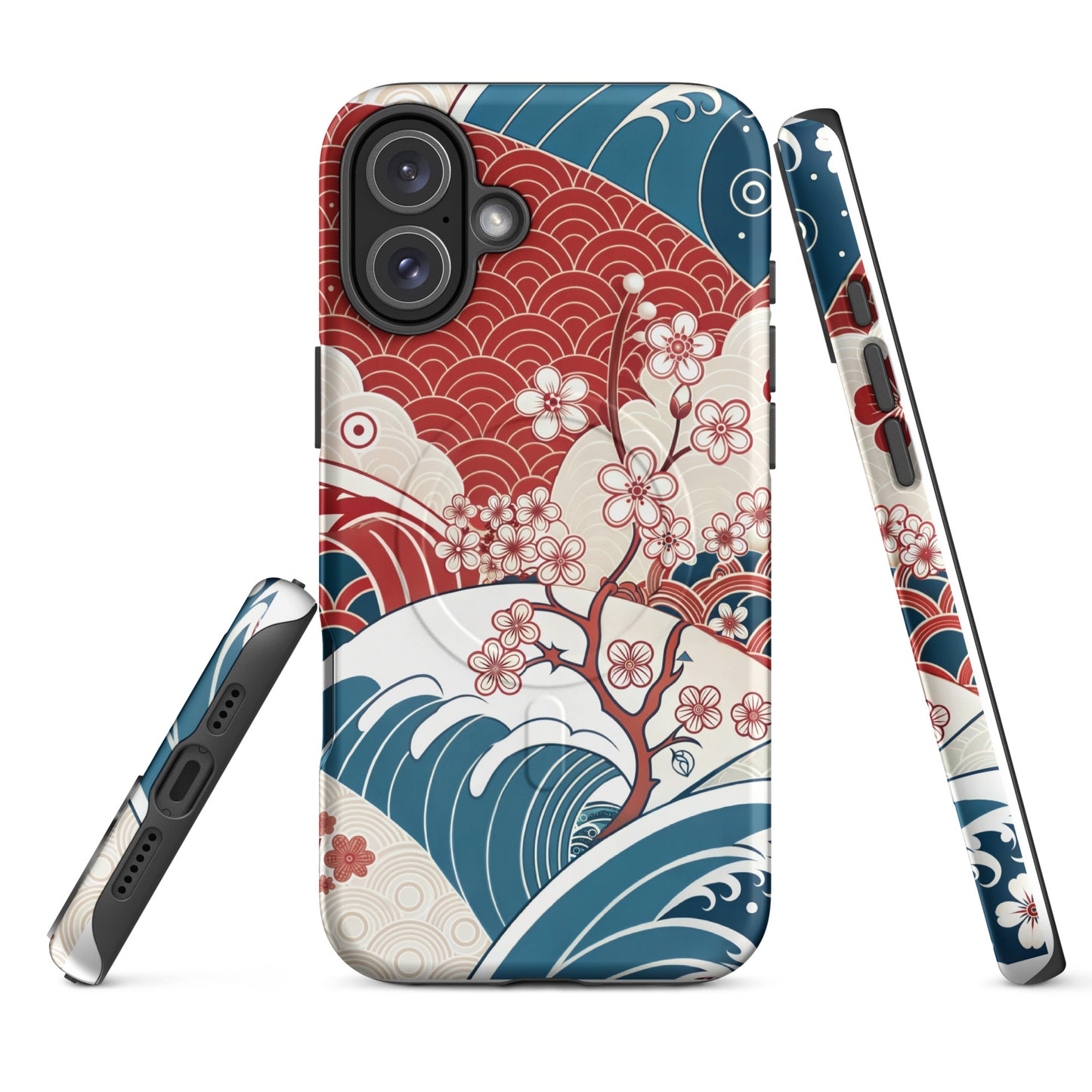 Japanscape MagSafe® tough case for iPhone® 14-16-Bits of Aloha