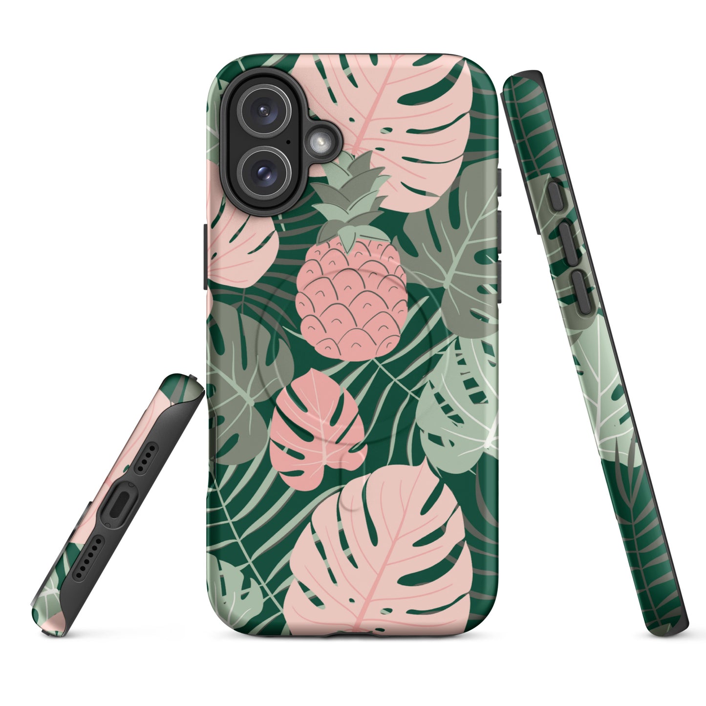 Tropical Foliage MagSafe® Tough Case for iPhone 14-16-Phone Case-Bits of Aloha