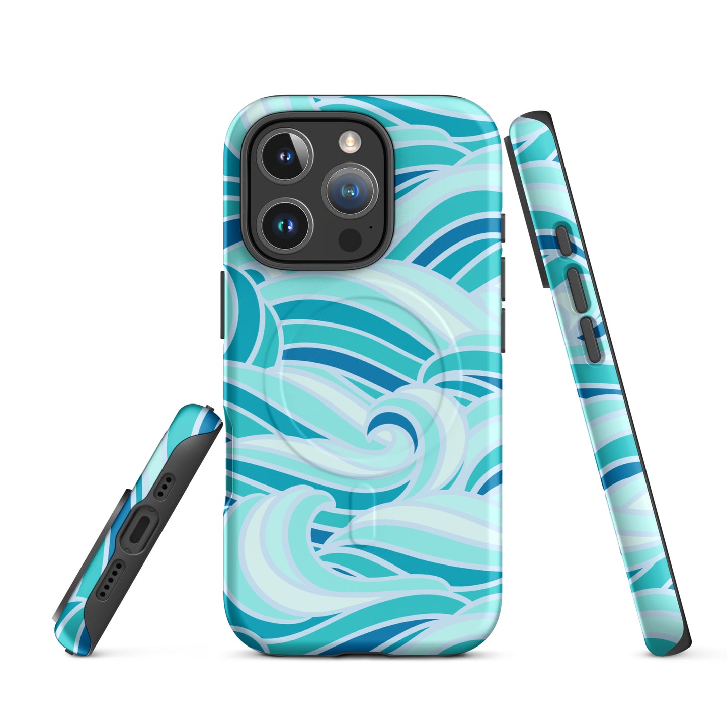 Aqua Oceans MagSafe® Tough Case for iPhone 14-16-Bits of Aloha