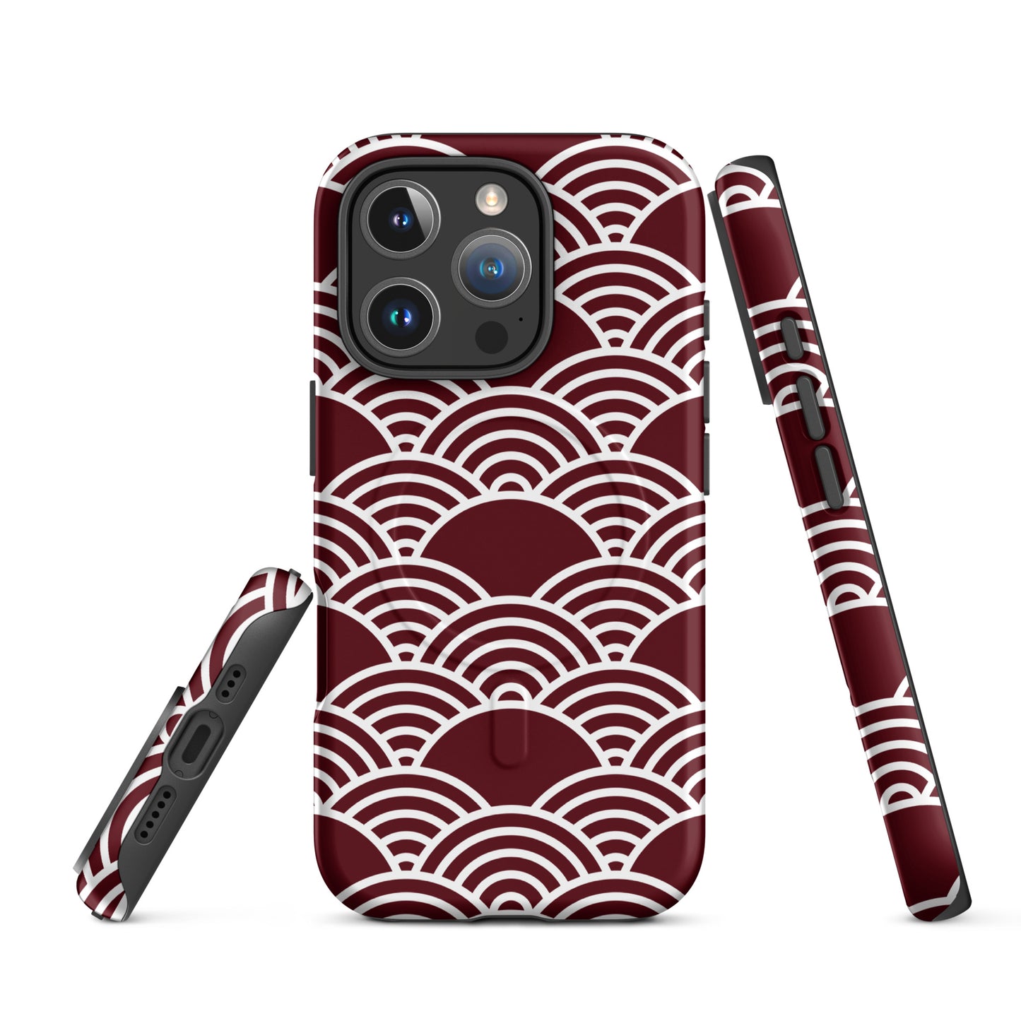 Maroon Pacific MagSafe® Tough Case for iPhone 14-16-Bits of Aloha