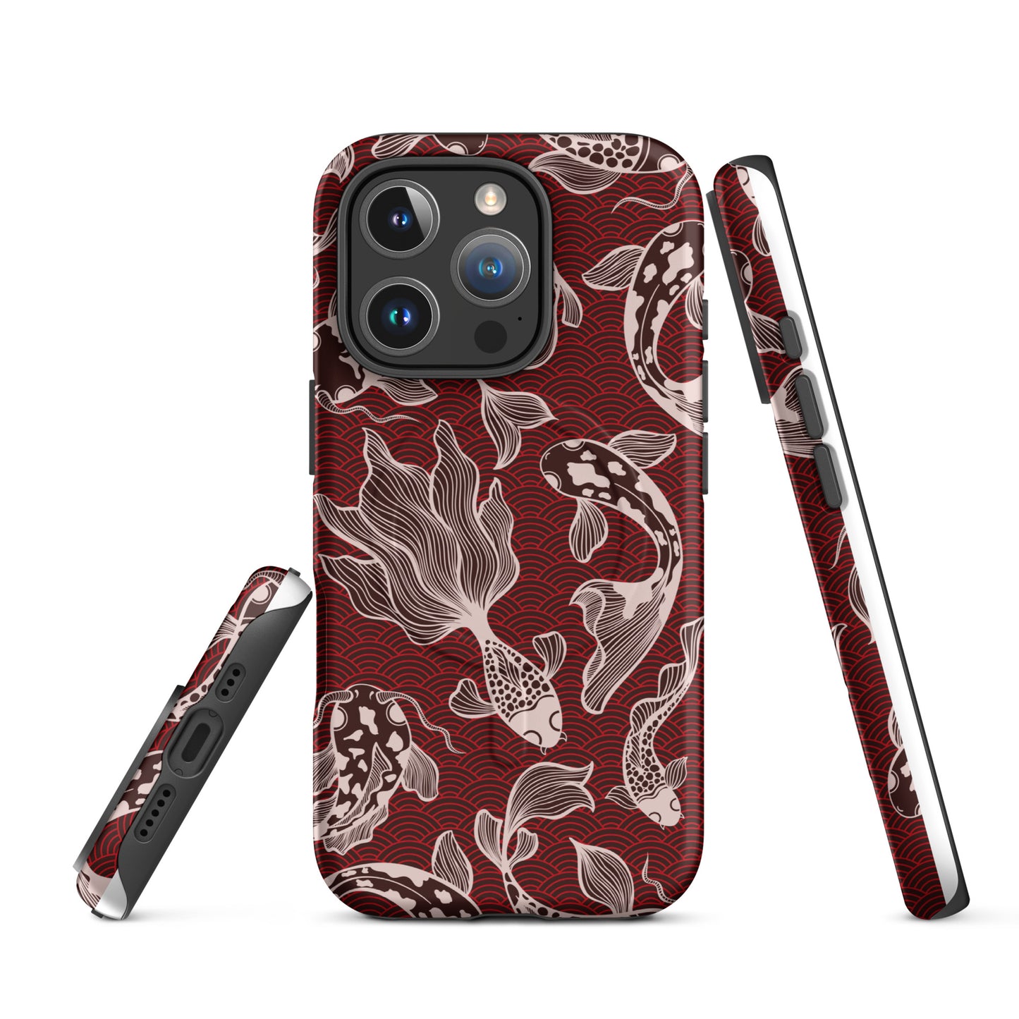 Red Koi MagSafe® Tough Case for iPhone 14-16-Bits of Aloha