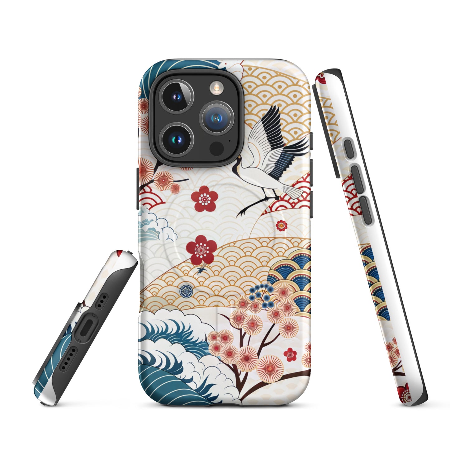 Japan Cranescape MagSafe® Tough Case for iPhone 14-16-Bits of Aloha