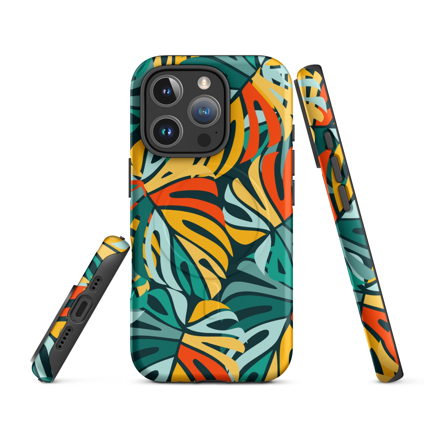 Monstera Madness MagSafe® Tough Case for iPhone 14-16-Bits of Aloha