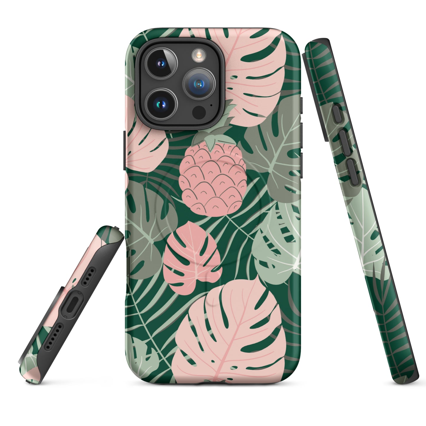 Tropical Foliage MagSafe® Tough Case for iPhone 14-16-Phone Case-Bits of Aloha