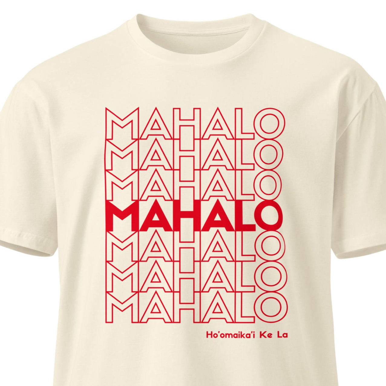 Mahalo Thank You Premium Tee-T-Shirt-Bits of Aloha