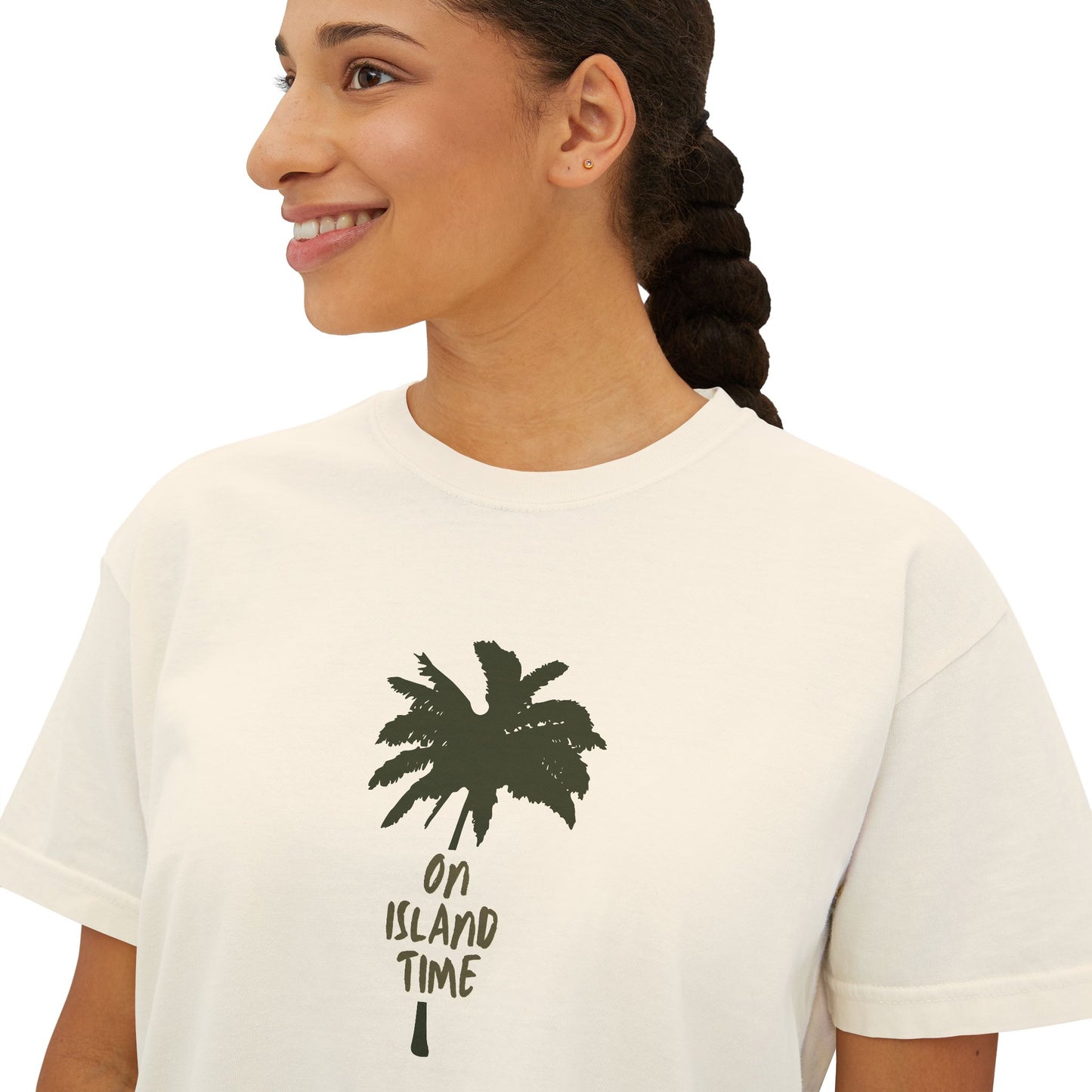 On Island Time Boxy Tee-T-Shirt-Bits of Aloha