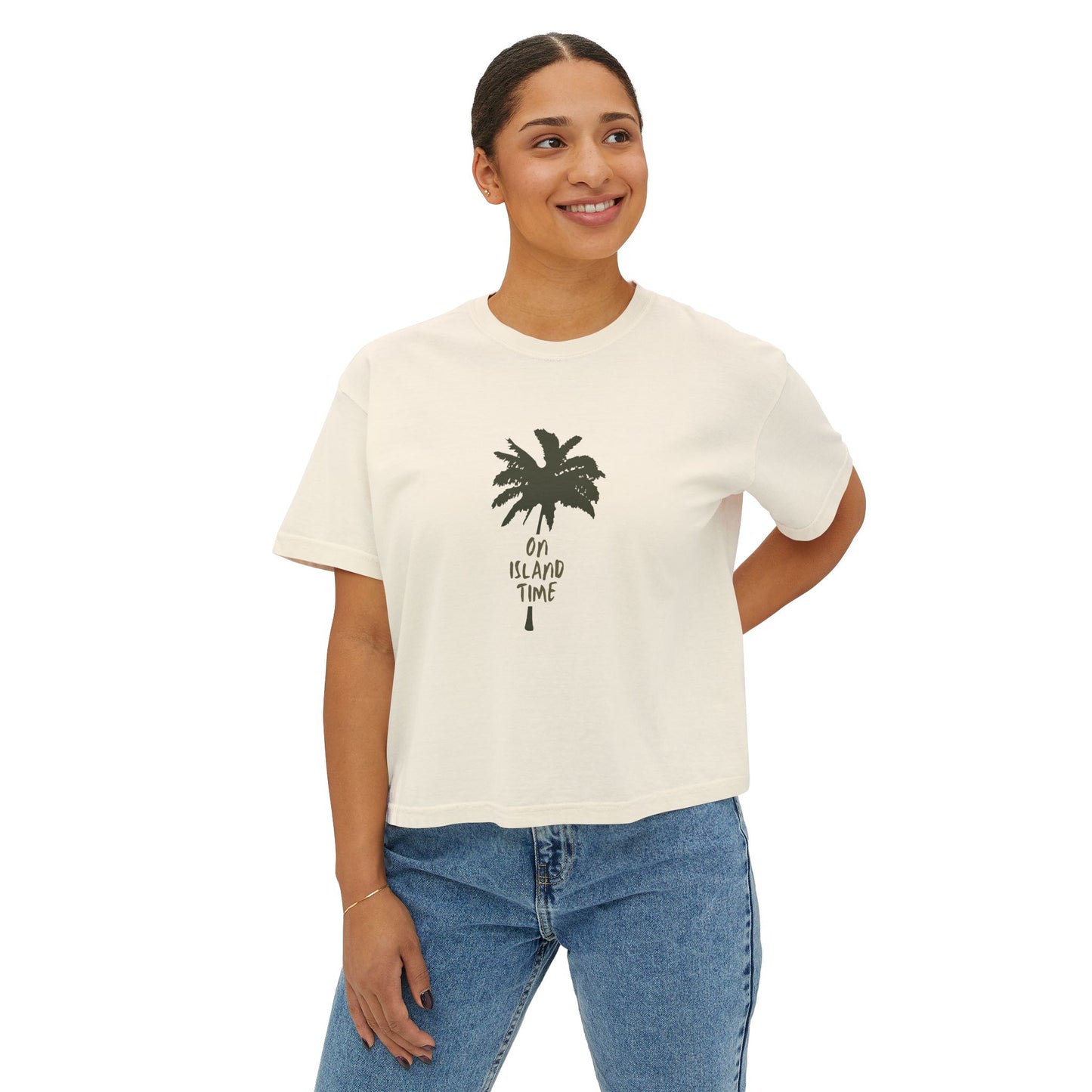 On Island Time Boxy Tee-T-Shirt-Bits of Aloha