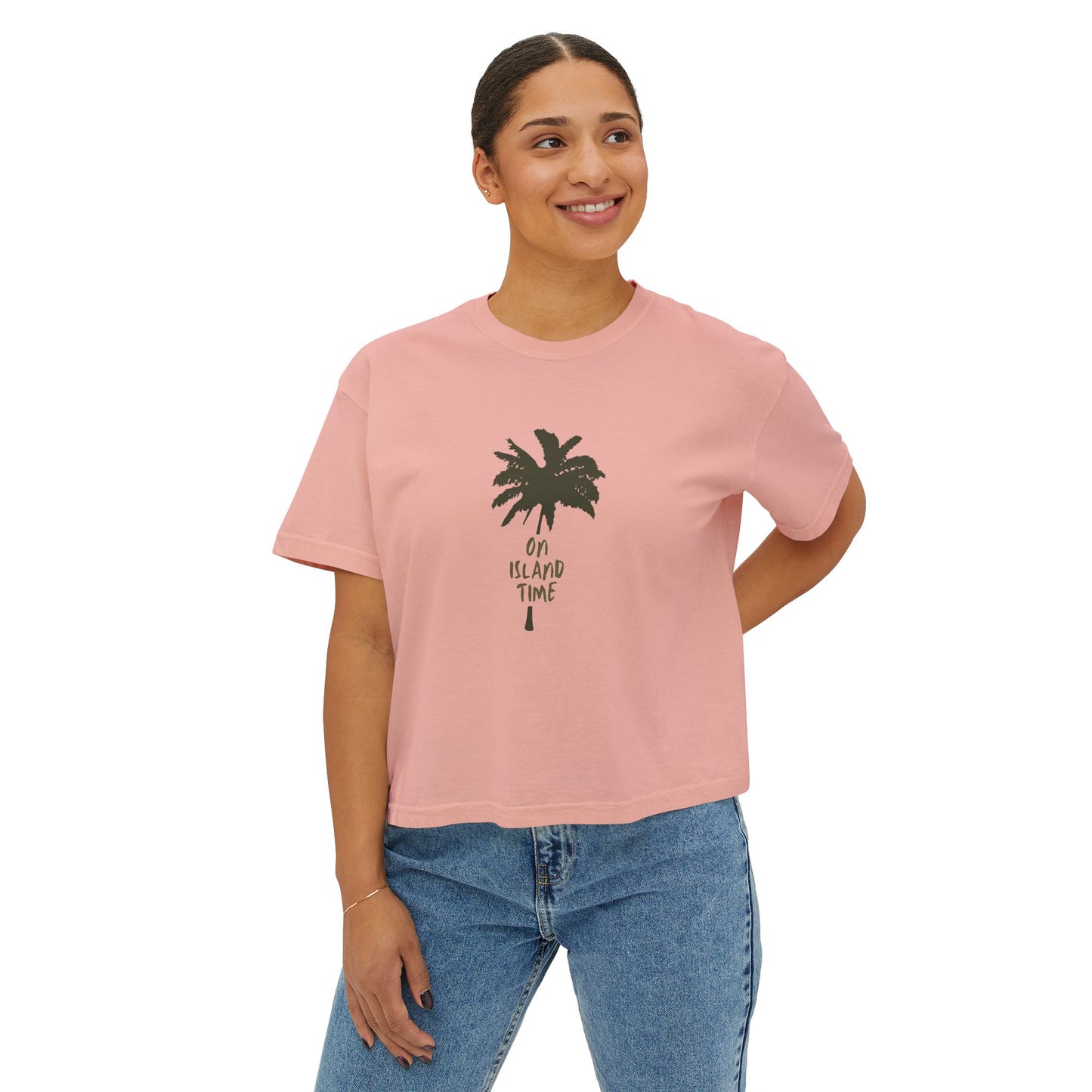 On Island Time Boxy Tee-T-Shirt-Bits of Aloha