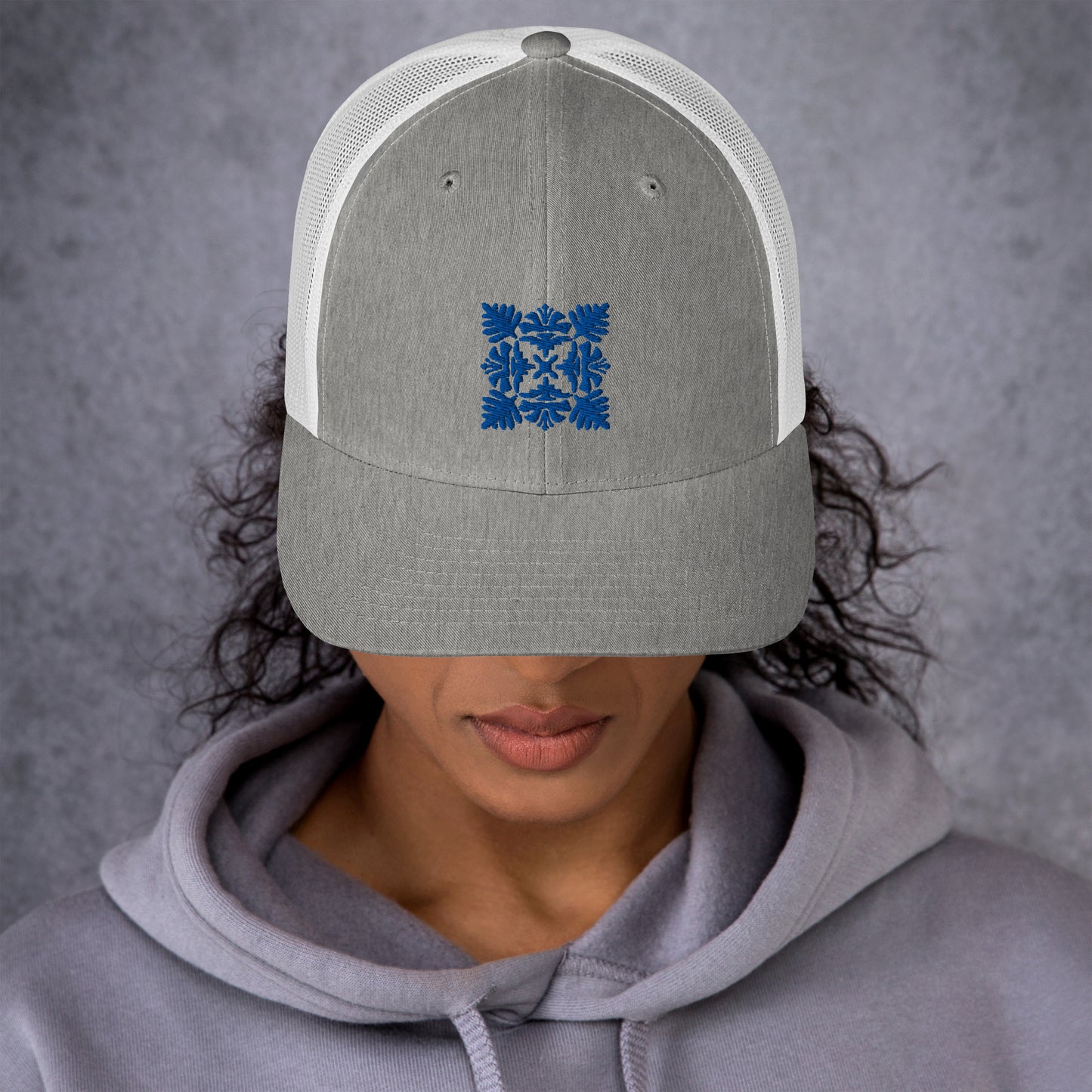 Blue Hawaii Quilt Trucker Cap-Hat-Bits of Aloha