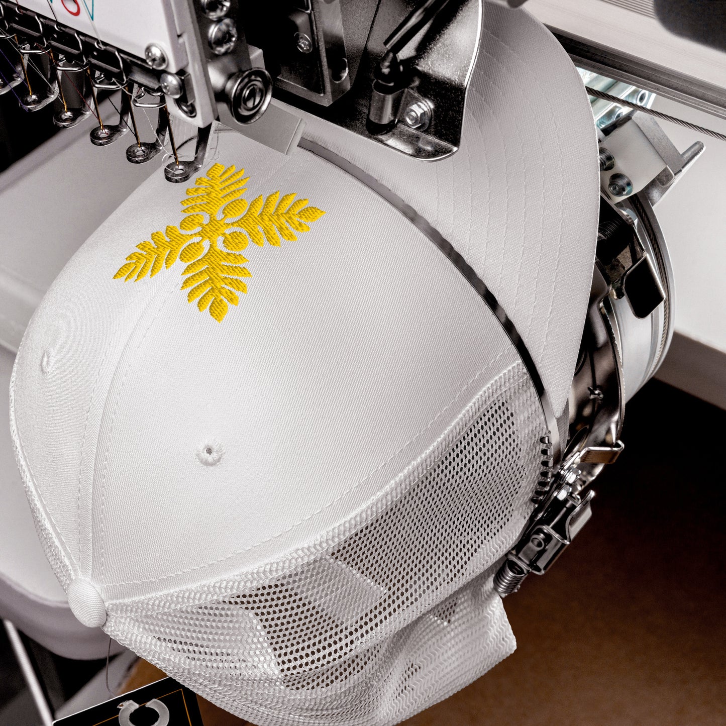 Gold Hawaii Quilt Trucker Cap-Hat-Bits of Aloha