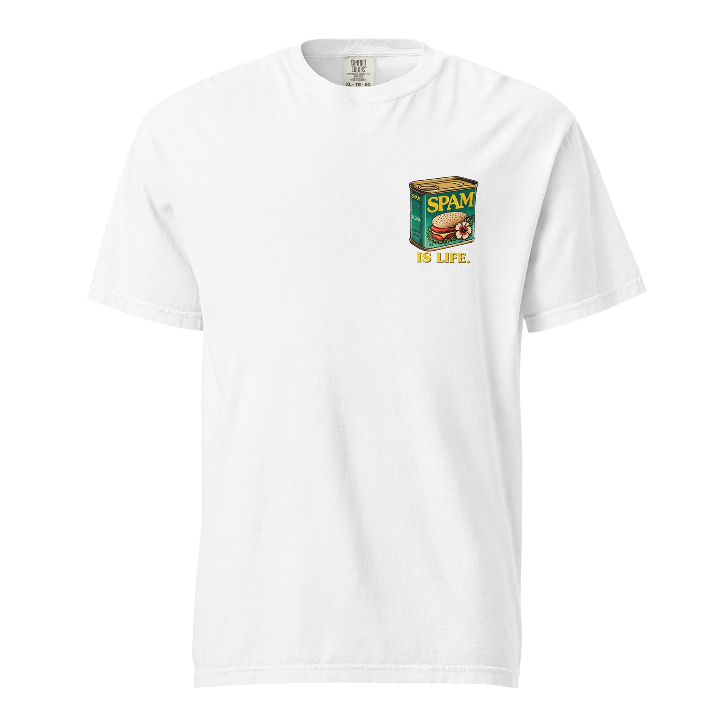 Spam is Life Heavyweight T-Shirt-T-Shirt-Bits of Aloha