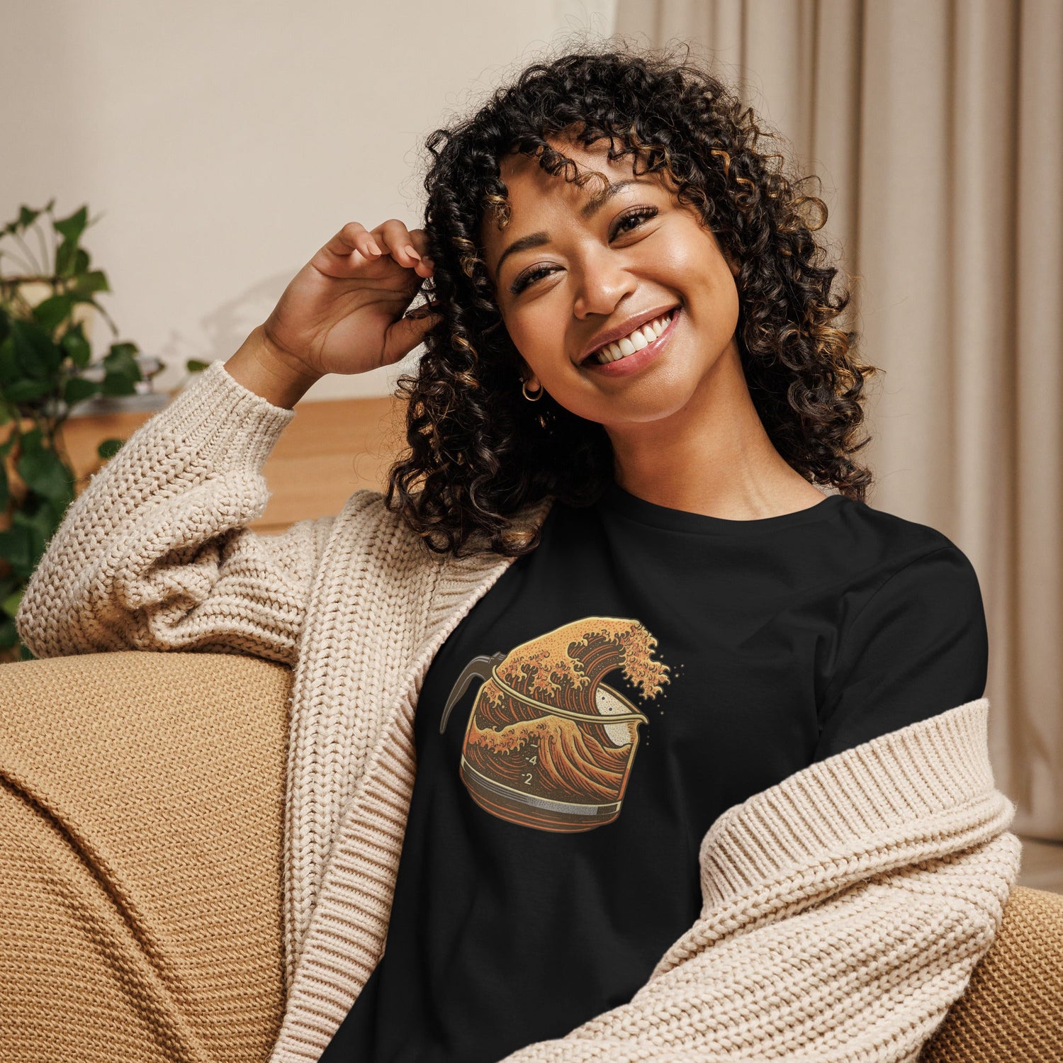 the great wave of coffee graphic collection