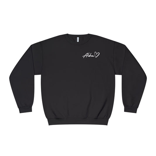 Aloha Love Printed Crew Sweatshirt, Spread Aloha