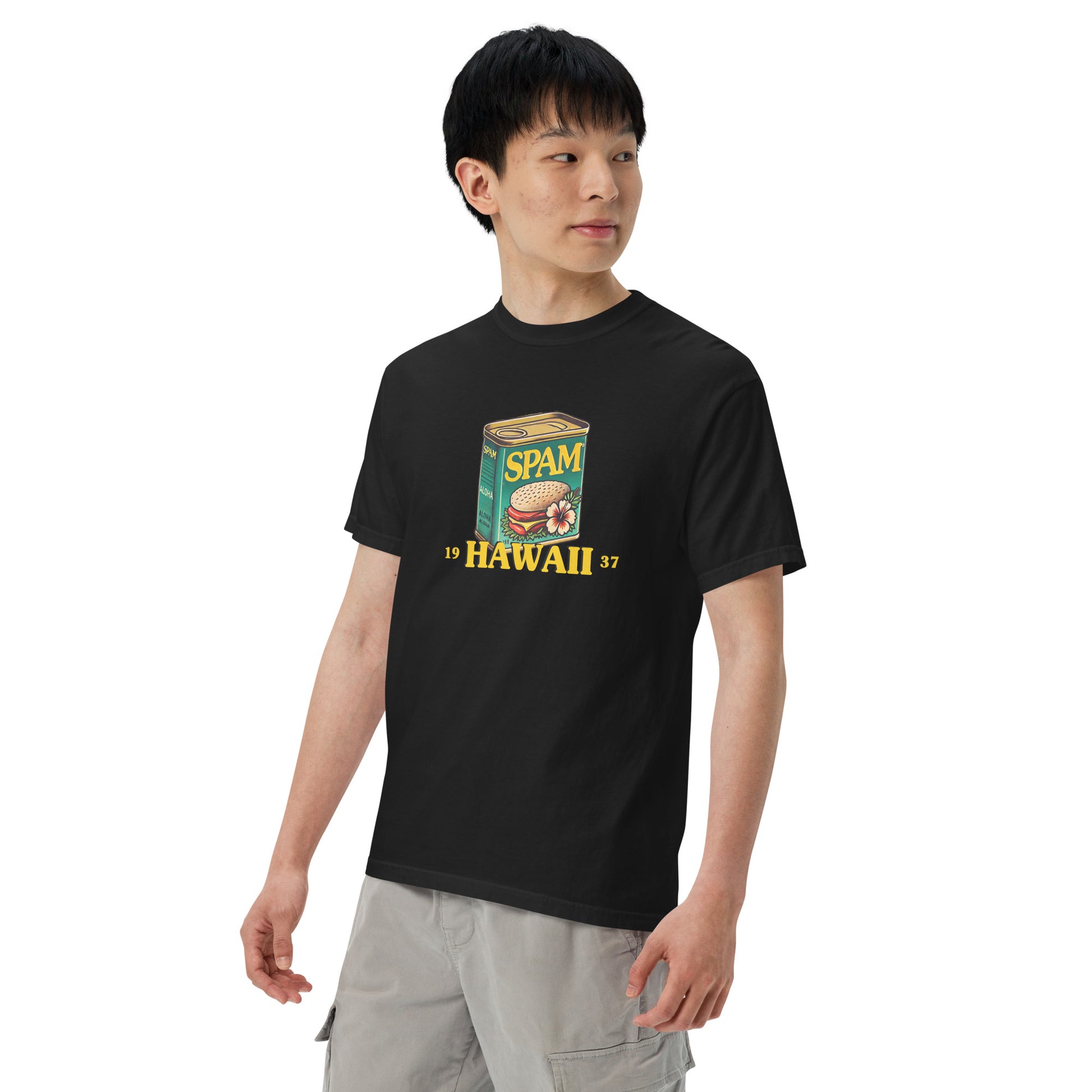 Hawaii 1937 Luncheon Meat Can Retro Graphic Tee – Premium Aloha T-Shirt-T-Shirt-Bits of Aloha