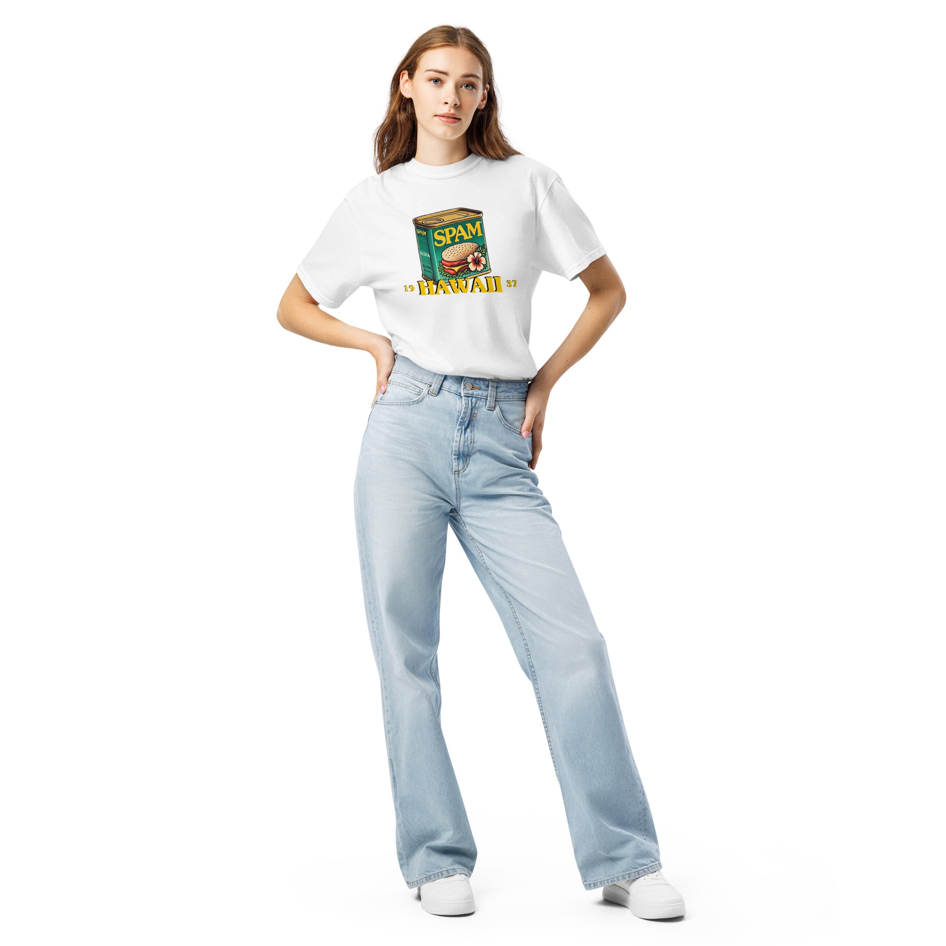 Hawaii 1937 Luncheon Meat Can Retro Graphic Tee – Premium Aloha T-Shirt-T-Shirt-Bits of Aloha