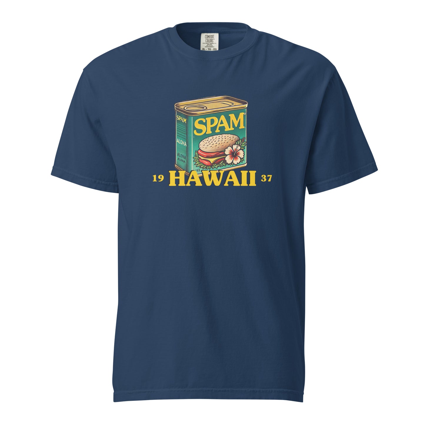 Hawaii 1937 Luncheon Meat Can Retro Graphic Tee – Premium Aloha T-Shirt-T-Shirt-Bits of Aloha