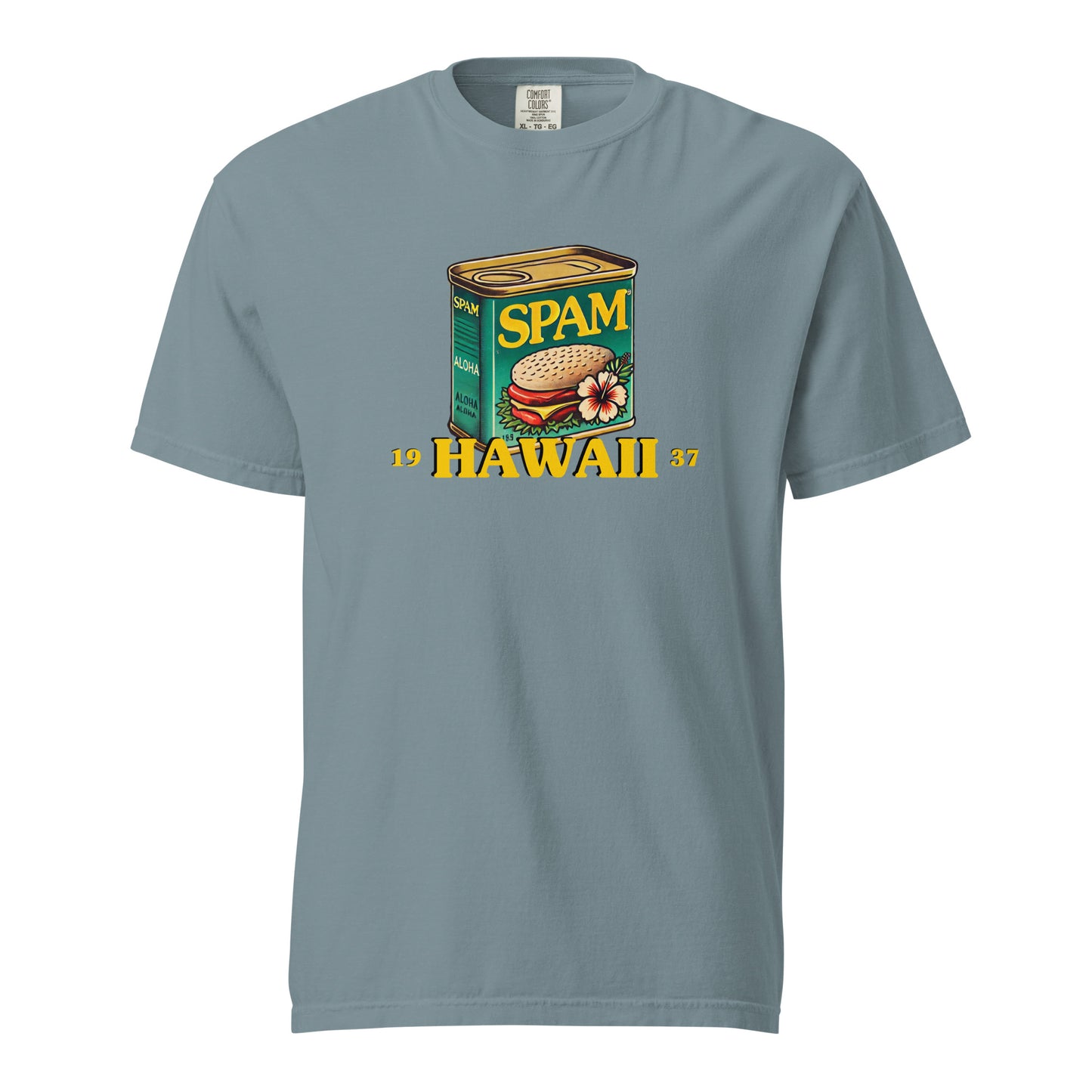 Hawaii 1937 Luncheon Meat Can Retro Graphic Tee – Premium Aloha T-Shirt-T-Shirt-Bits of Aloha