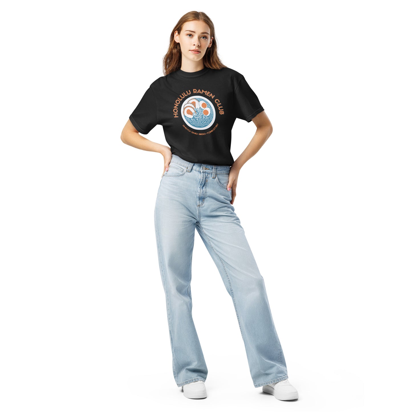 Honolulu Ramen Club Graphic Tee Hawaii Foodie T-Shirt-T-Shirt-Bits of Aloha