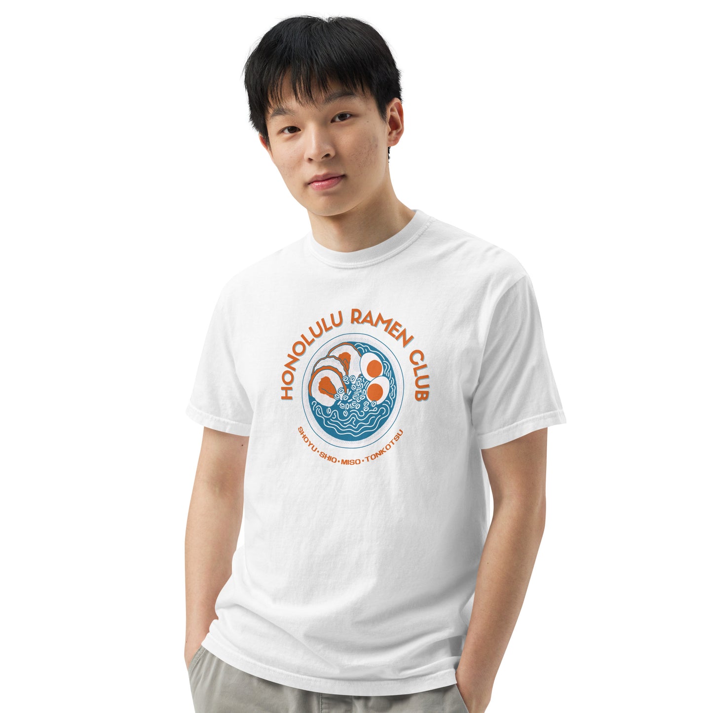 Honolulu Ramen Club Graphic Tee Hawaii Foodie T-Shirt-T-Shirt-Bits of Aloha